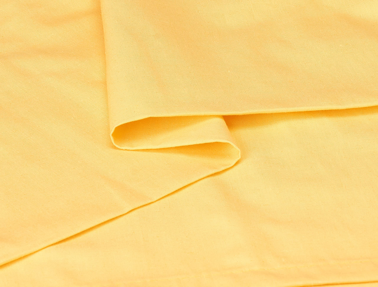 Nice Home Fitted Bed Sheet Set - 2 Pillowcases and 1 Bed Sheet - Size 200x200 cm, Yellow