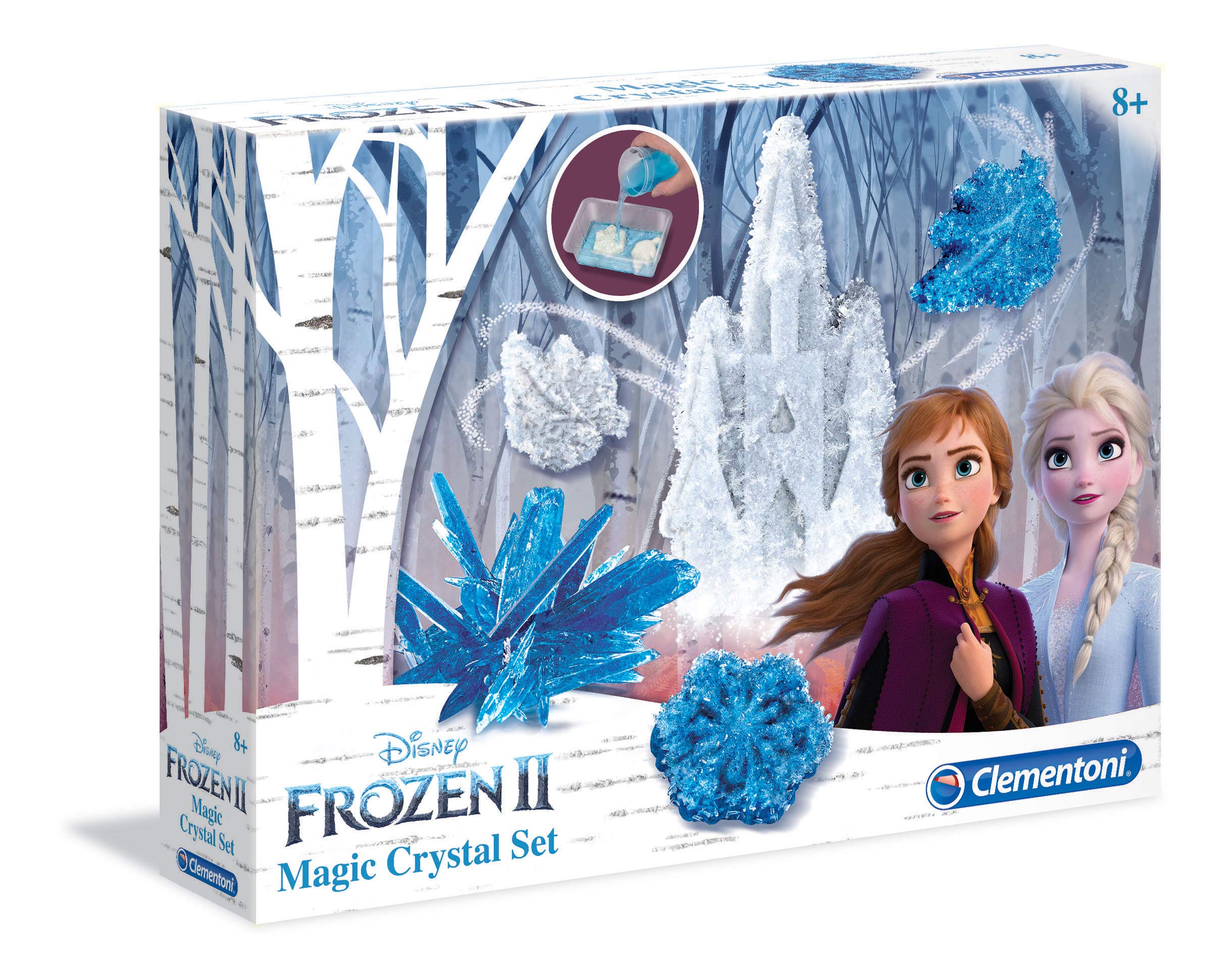 Clementoni 18524 Disney Frozen 2 - Magic Crystal Set, Multi-Colour