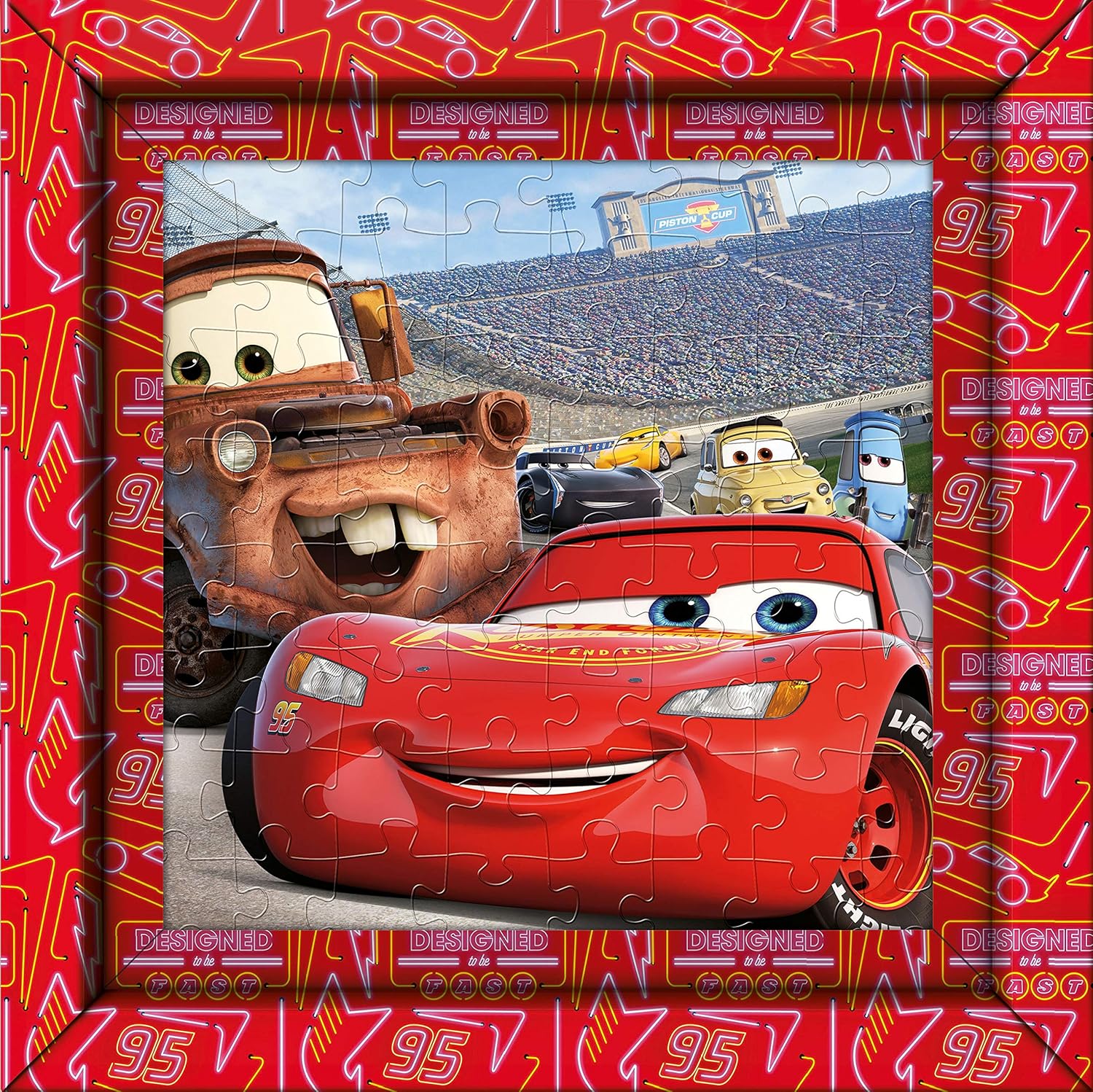 Clementoni Puzzle Frame Me Up Disney Cars - 60 Pieces