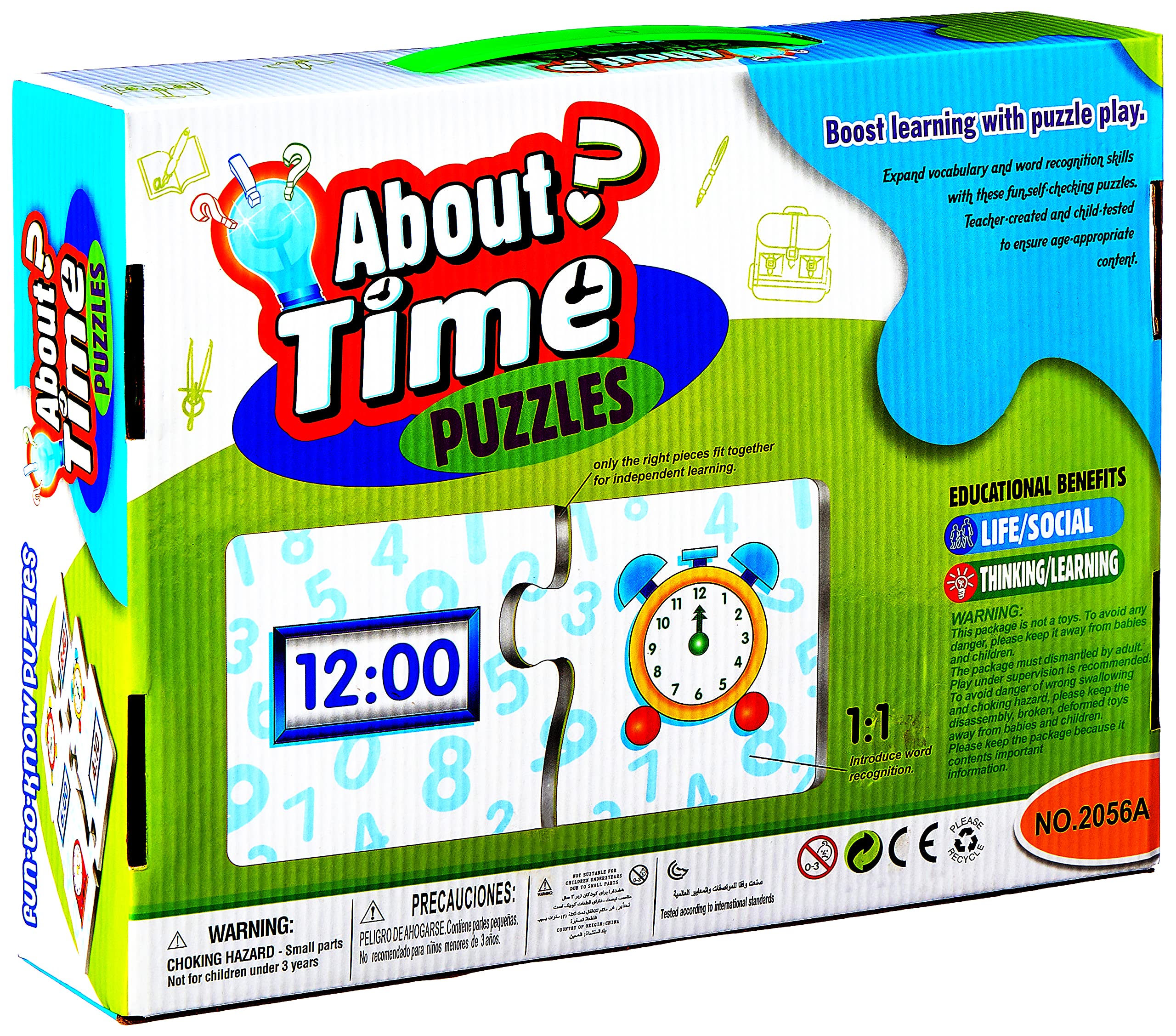 Zayat 2056A About Time Puzzle for Kids - 30 Pieces