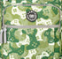 Cubs Polyester Patterned Zip-Around Front-Pocket Unisex School Backpack with Adjustable Shoulder Straps - Green