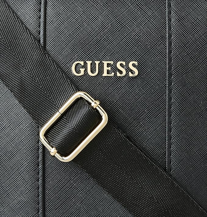 حقيبة تابلت Guess بتصميم Saffiano-Look PU بحجم 10 بوصات – أسود
