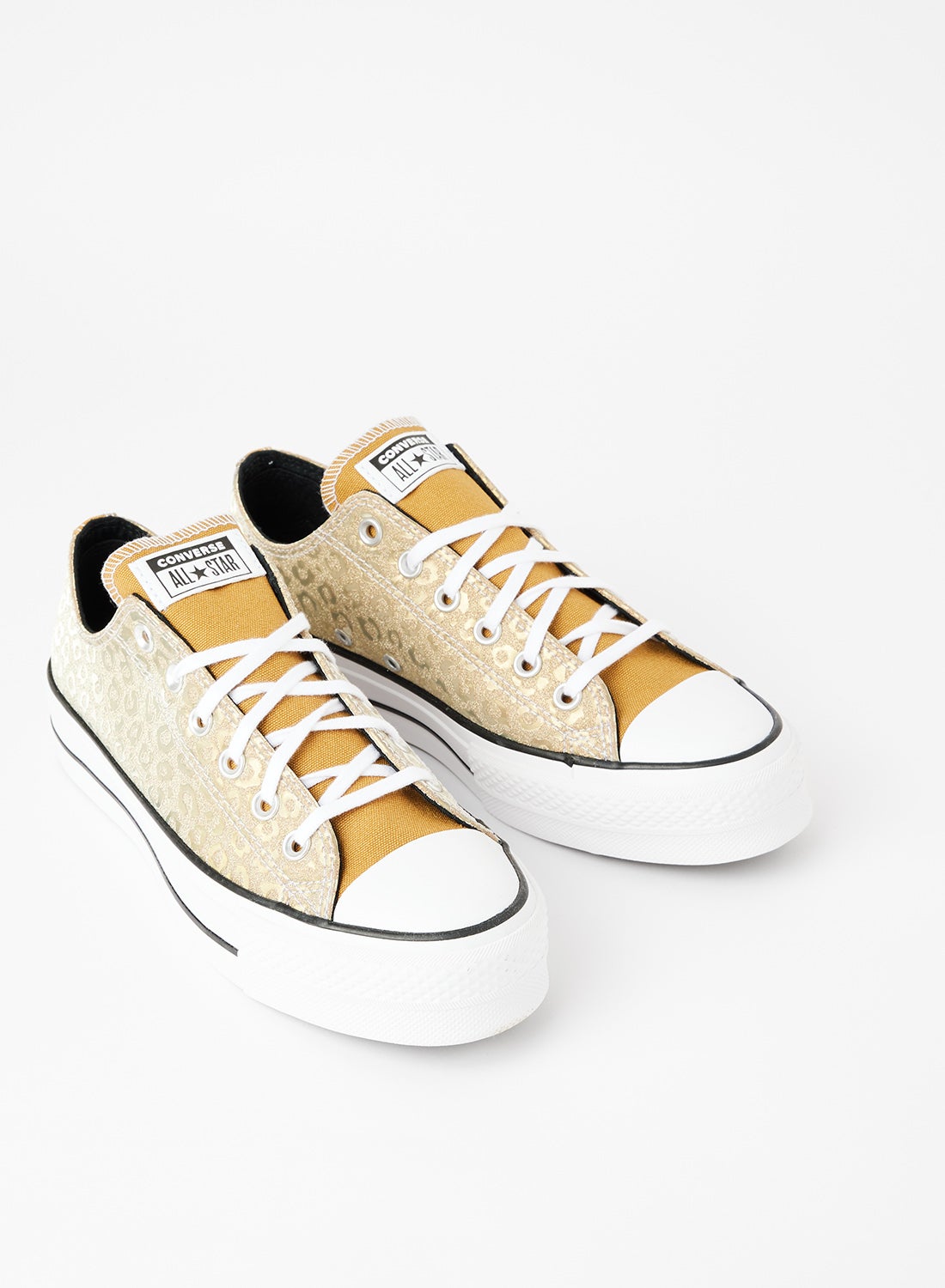 حذاء CONVERSE Glam Chuck Taylor All Star الرياضي - ذهبي