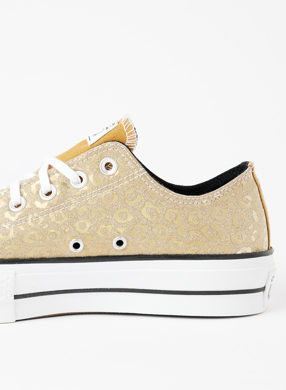 حذاء CONVERSE Glam Chuck Taylor All Star الرياضي - ذهبي